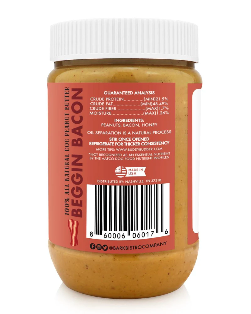 Buddy Budder Bacon Peanut Butter for Dogs - Image 4