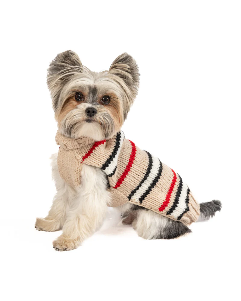 Bentley Alpaca Stripe Wool Dog Sweater (FINAL SALE) - Image 7