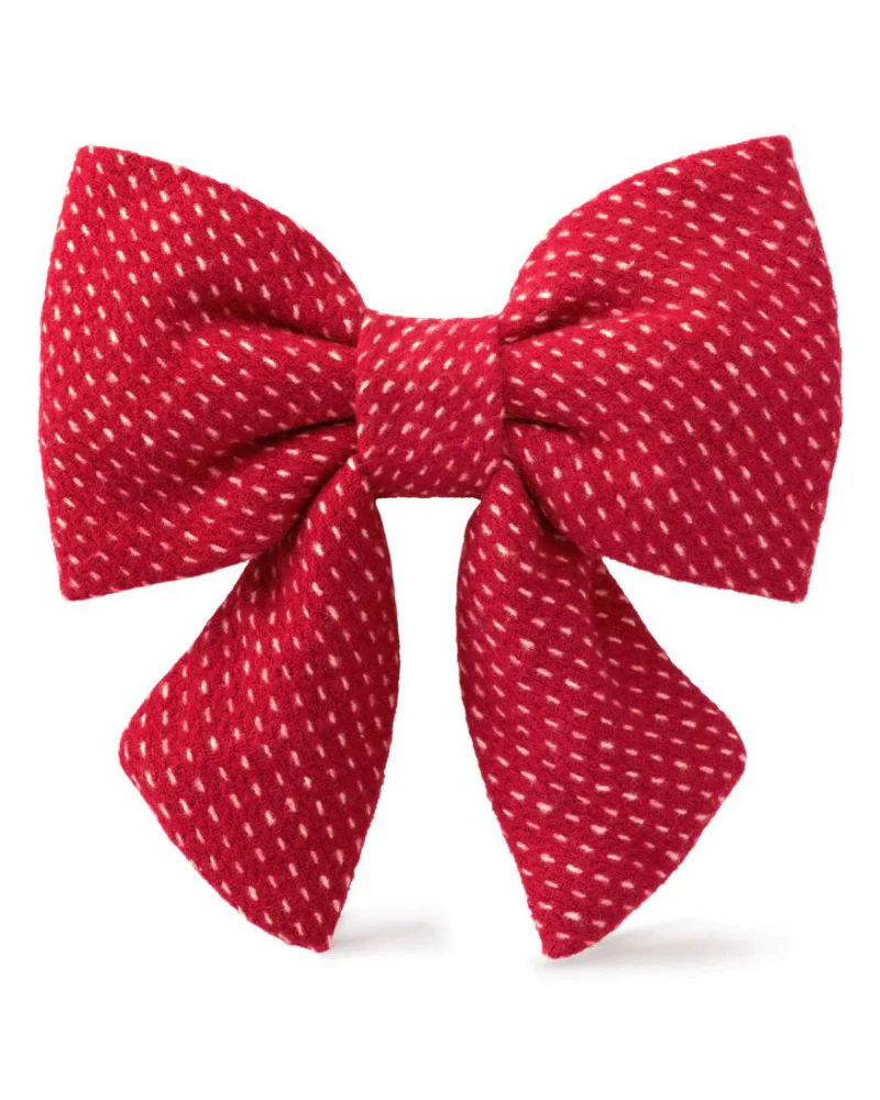 Berry Stitch Dog Lady Bow (Made in the USA) - Image 2