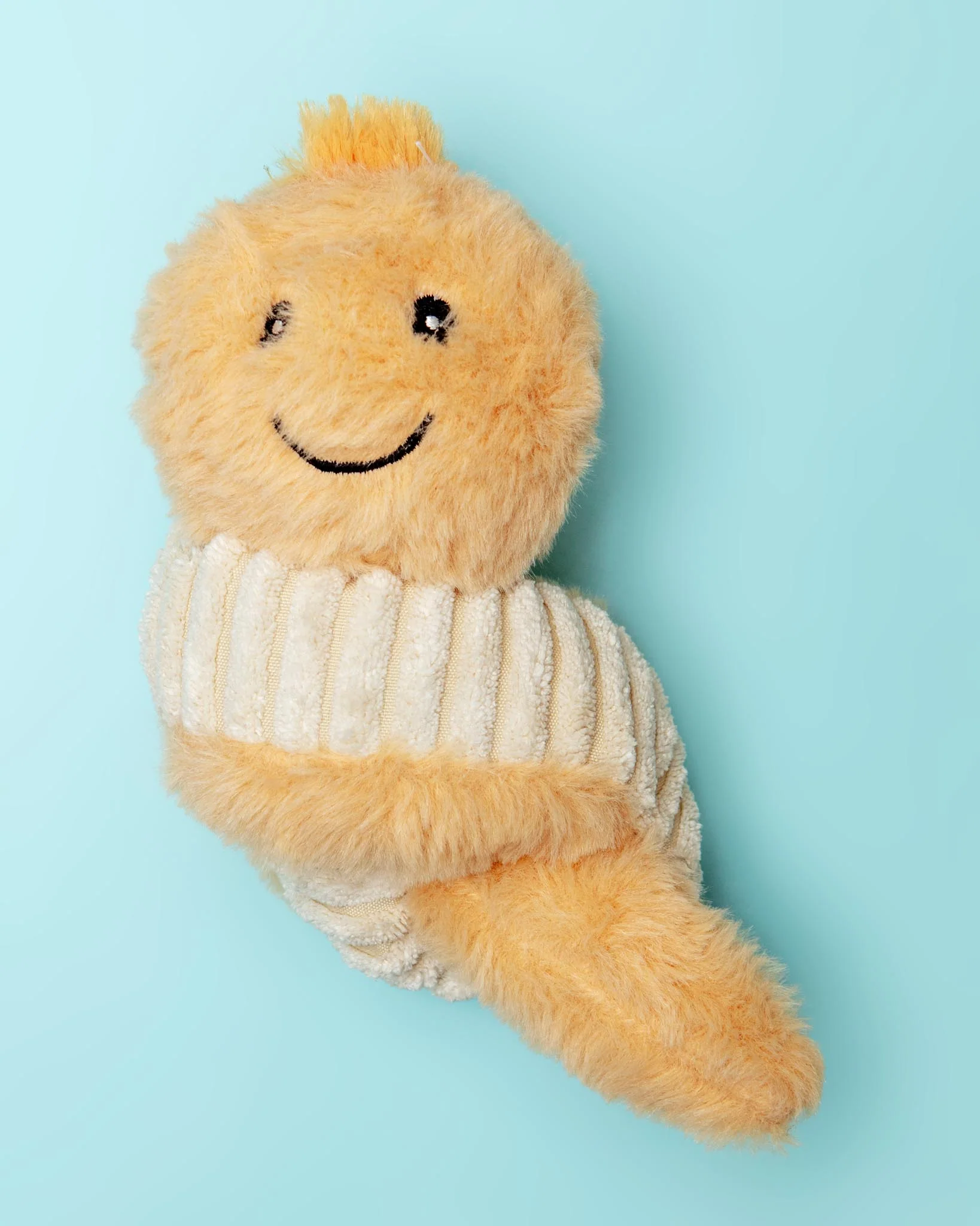 Bert the Earthworm Squeaker Ball Dog Toy (7")