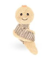Bert the Earthworm Squeaker Ball Dog Toy (7") - Image 2
