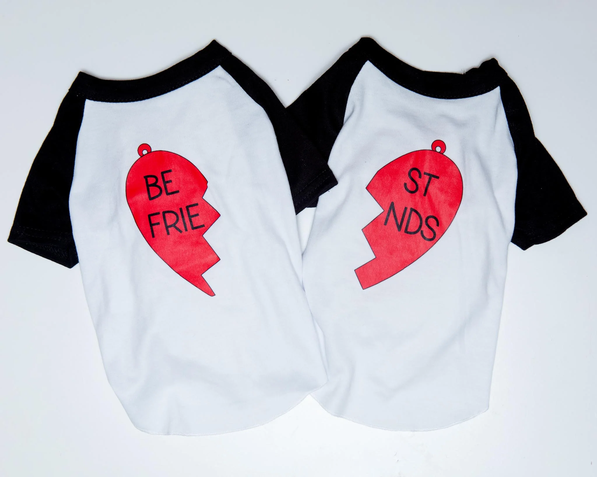 *Best Friends* Graphic Dog T-Shirt (Right Heart) (FINAL SALE) - Image 3
