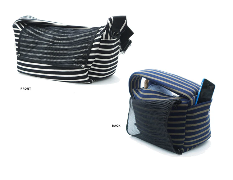 BETTERS | Sling Bag in Black & White Stripe - Image 4