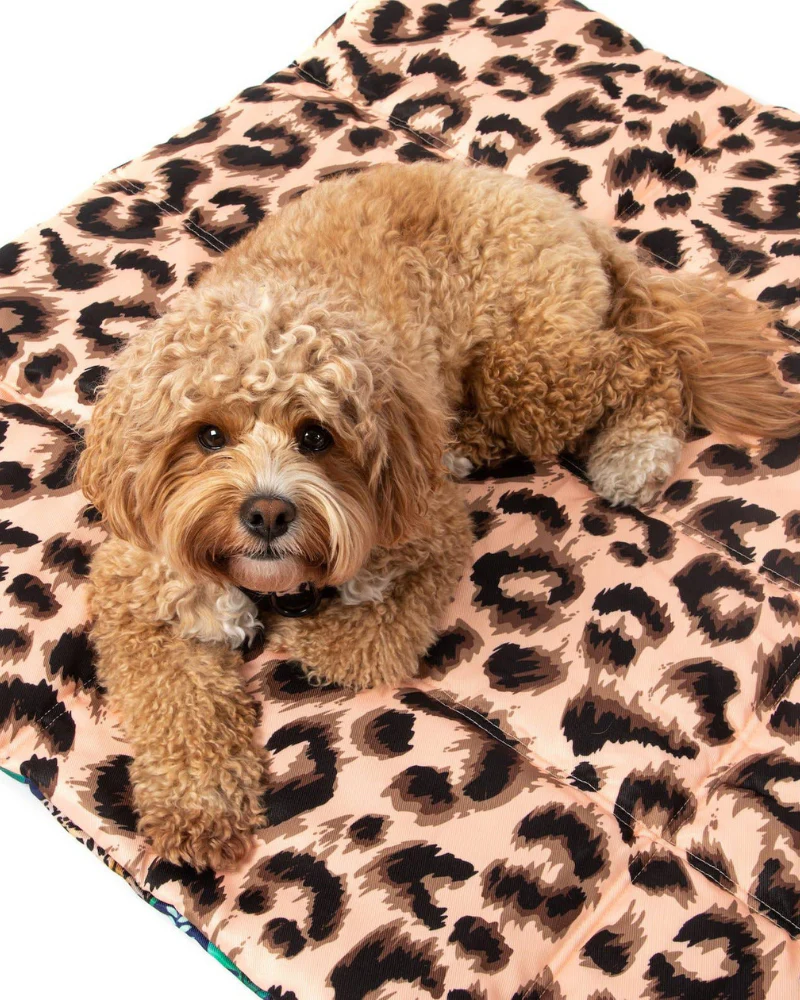 On-The-Go Pet Mat in Tropical Luxe Leopard << FINAL SALE >> - Image 10