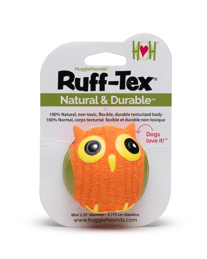Poppy Owl Latex Dog Ball Toy - Image 3