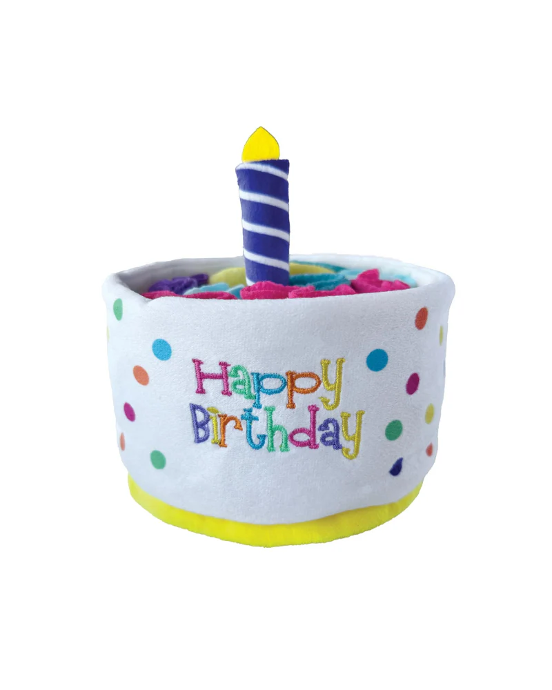 Birthday Cake Snuffle Dog Toy - Image 3