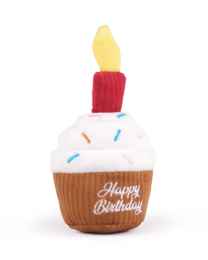Birthday Cupcake Squeaky Snuffle Dog Toy - Image 7
