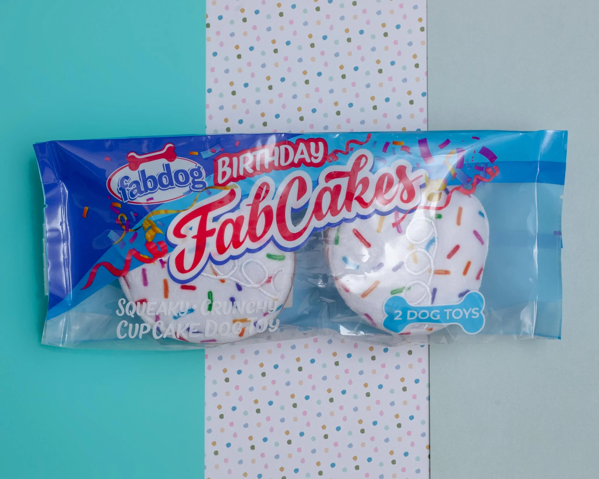 Birthday Fabcake Plush Dog Toy - Image 3