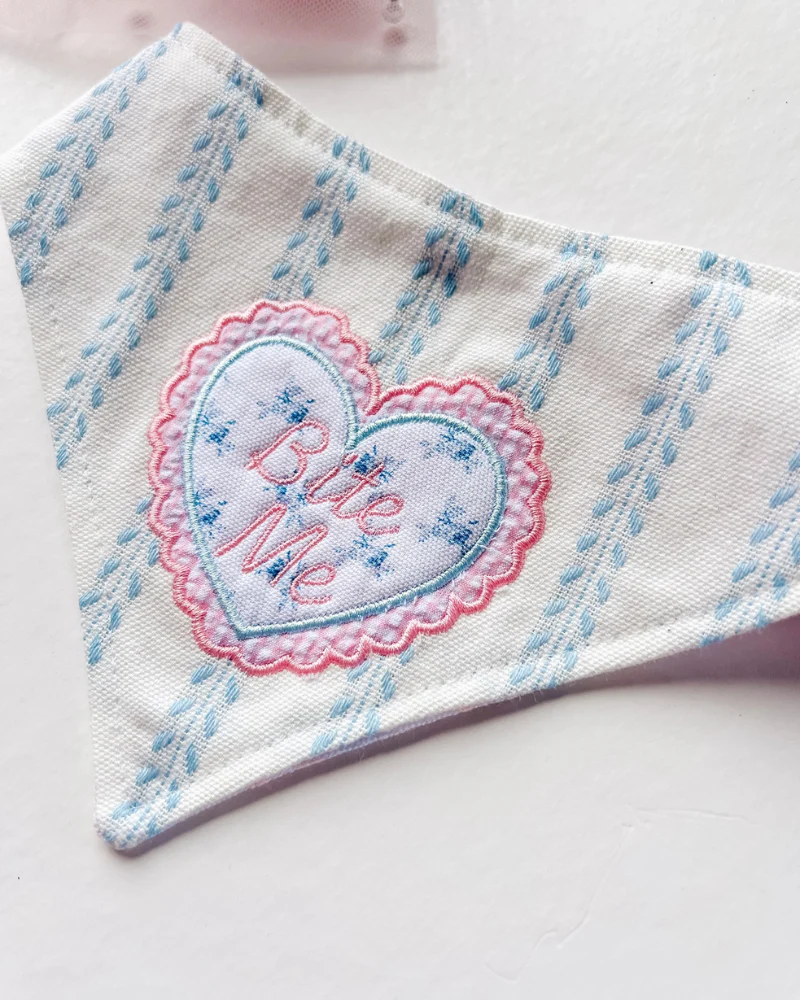 Bite Me Snap-On Dog Bandana - Image 2