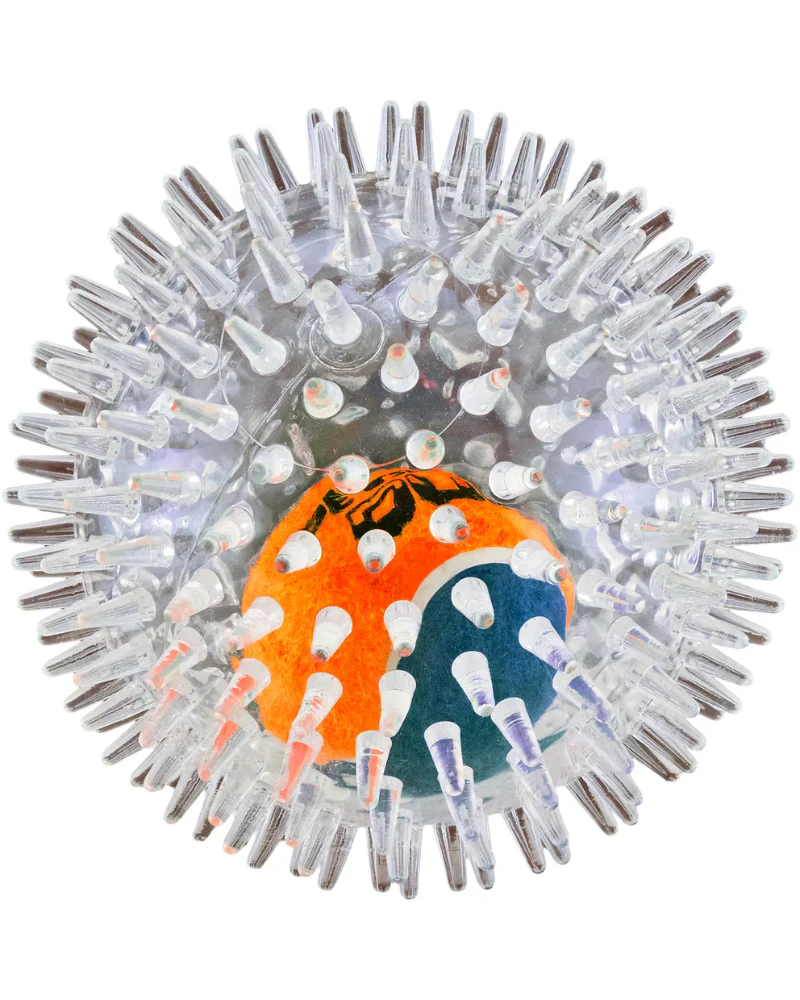 BiteTek™ Gorilla Ball Duo Dog Toy (4") - Image 2