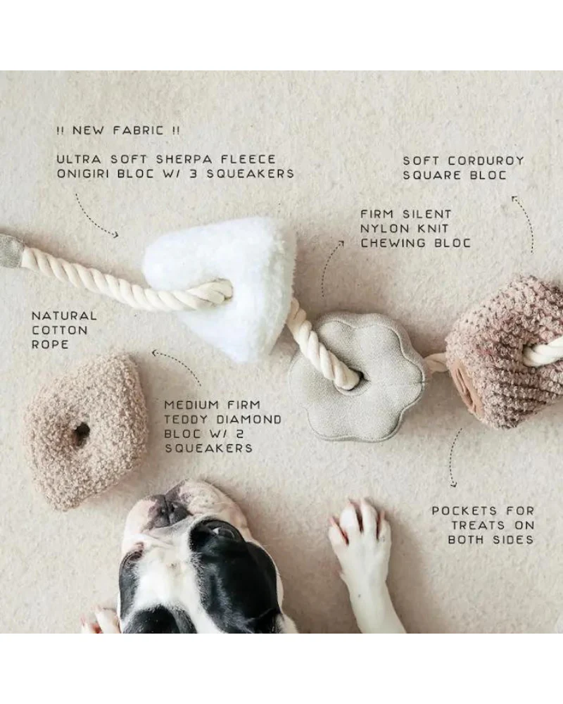 Blocs Interactive Tug Dog Toy - Image 3