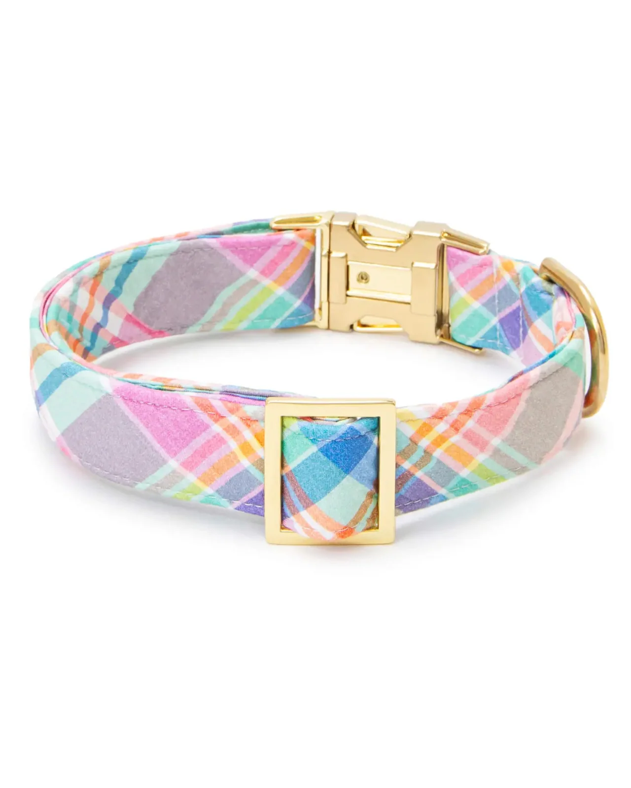 Blooming Plaid Dog Collar (Made in the USA) (FINAL SALE) - Image 5