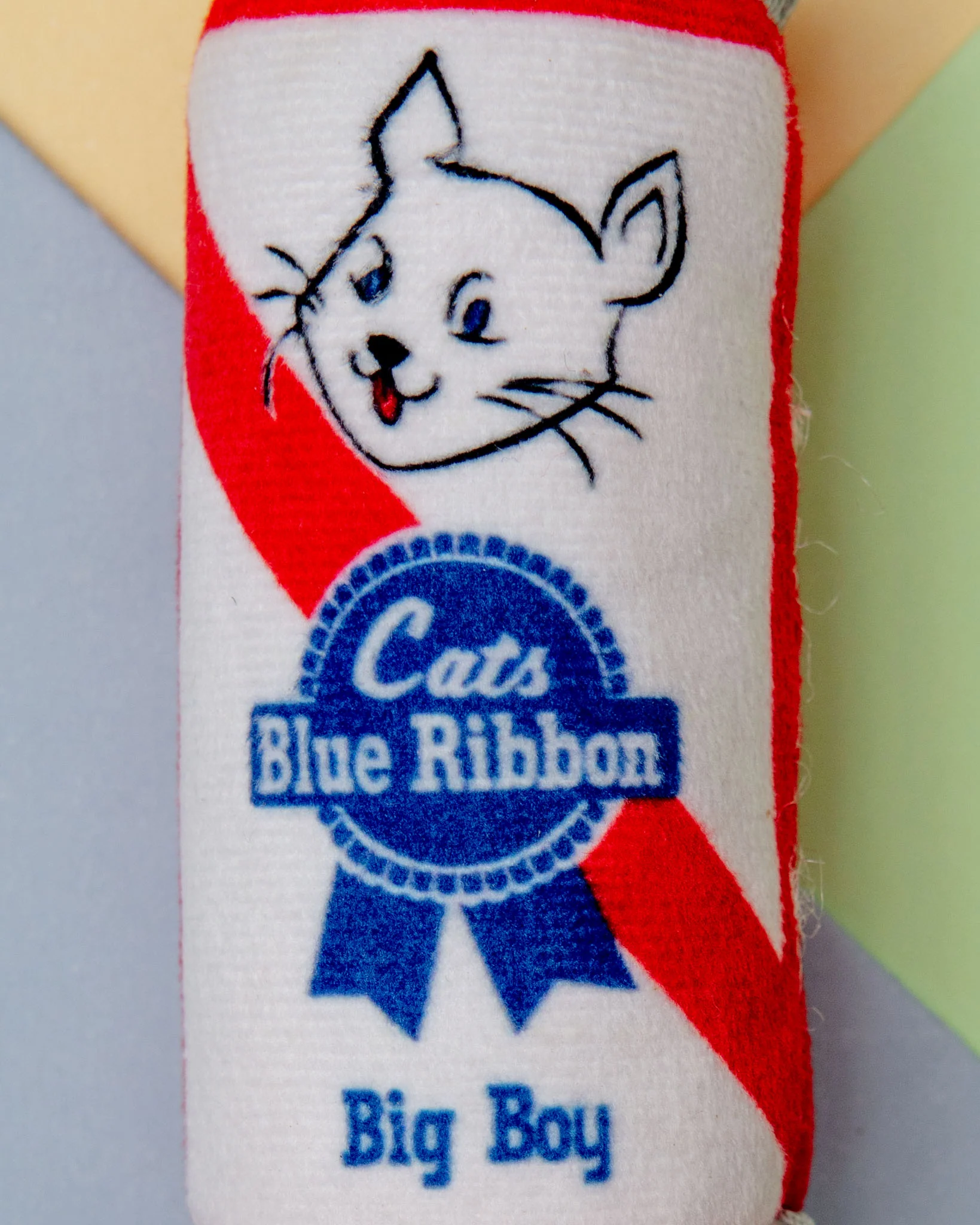 Blue Ribbon Crinkle Plush Cat Toy w/ Catnip - Image 3