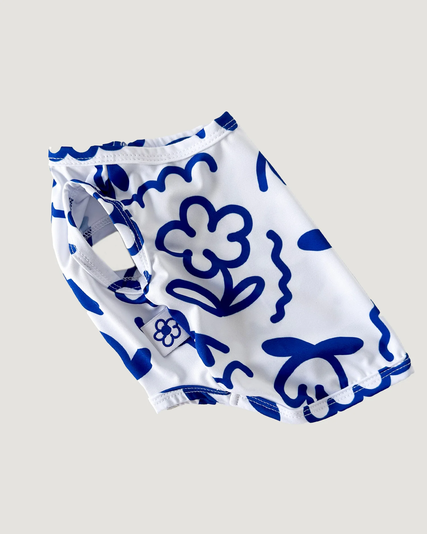 Blue Scribbles Cooling Dog Tee (FINAL SALE) - Image 2