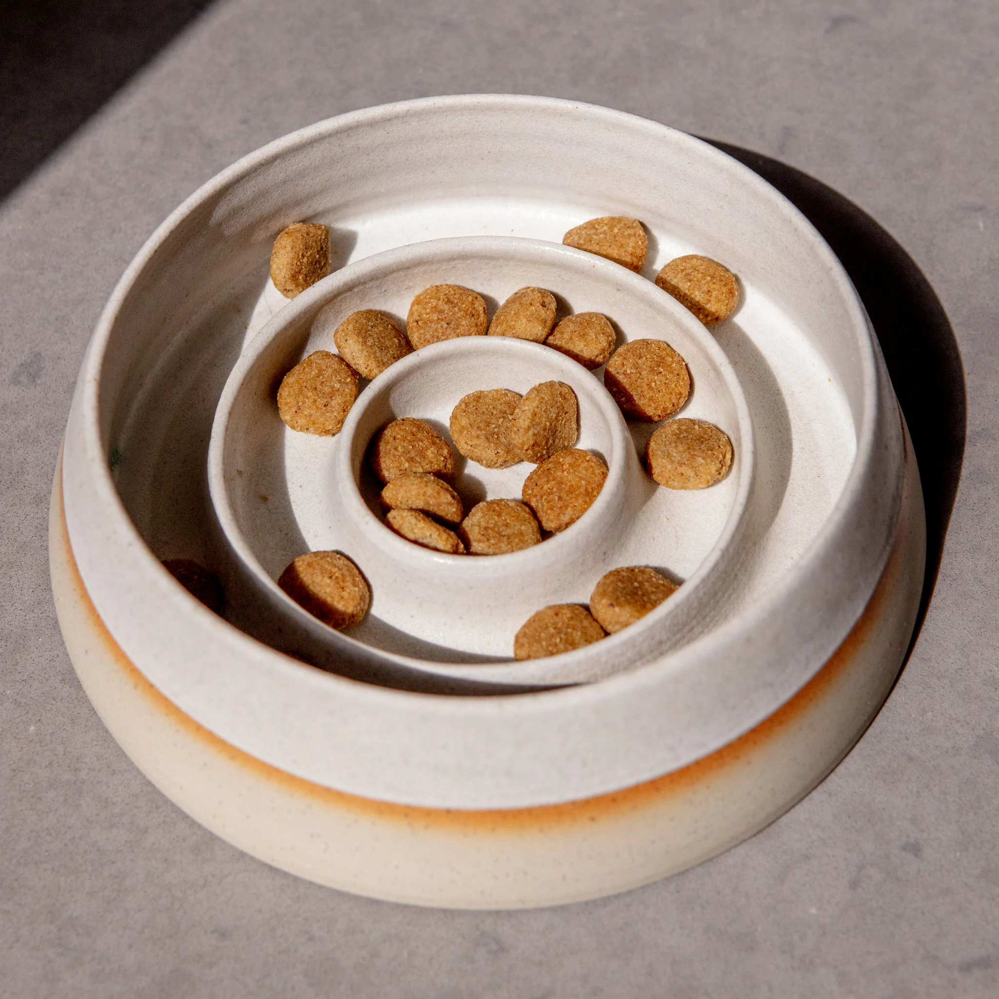 Bo Ceramic Slow Feeder Dog Bowl