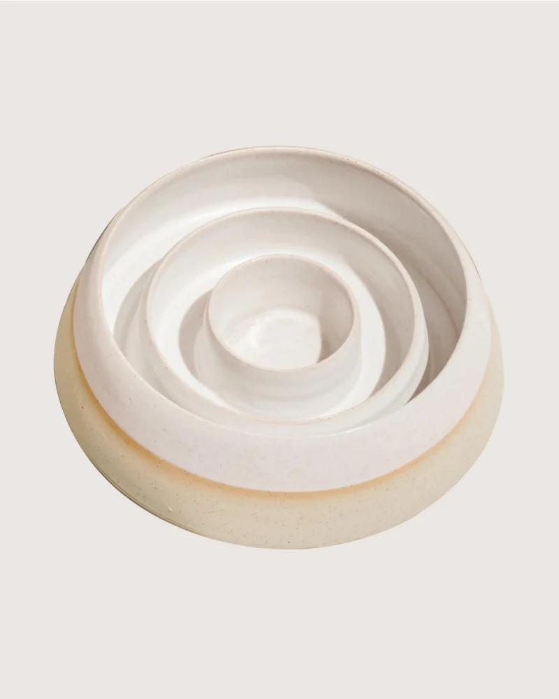 Bo Ceramic Slow Feeder Dog Bowl - Image 3