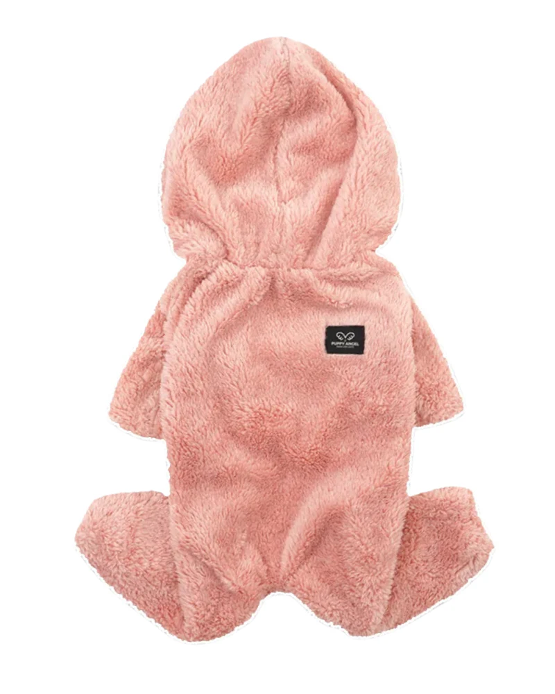 Boa Fleece Onesie for Dogs - French Bulldog Fit (in Blue, Pink, Ivory, or Grey) (FINAL SALE) - Image 5