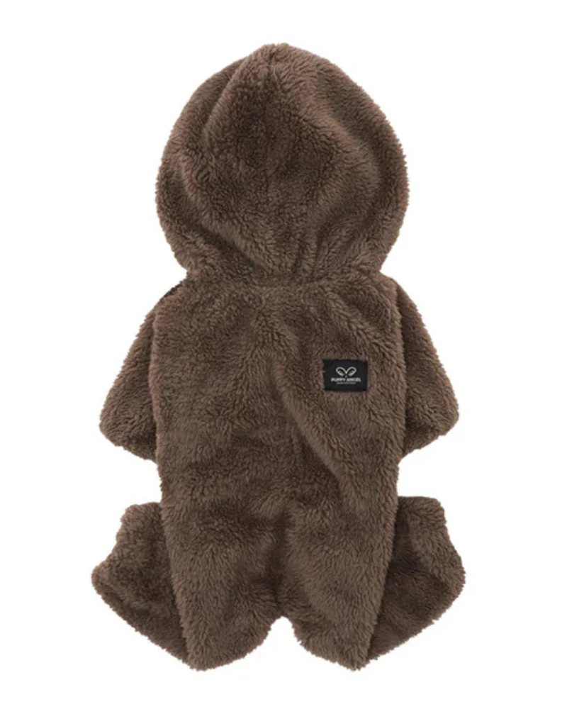 Boa Fleece Onesie for Dogs - Regular Fit (in Blue, Pink, Brown Ivory, or Grey) (FINAL SALE) - Image 60