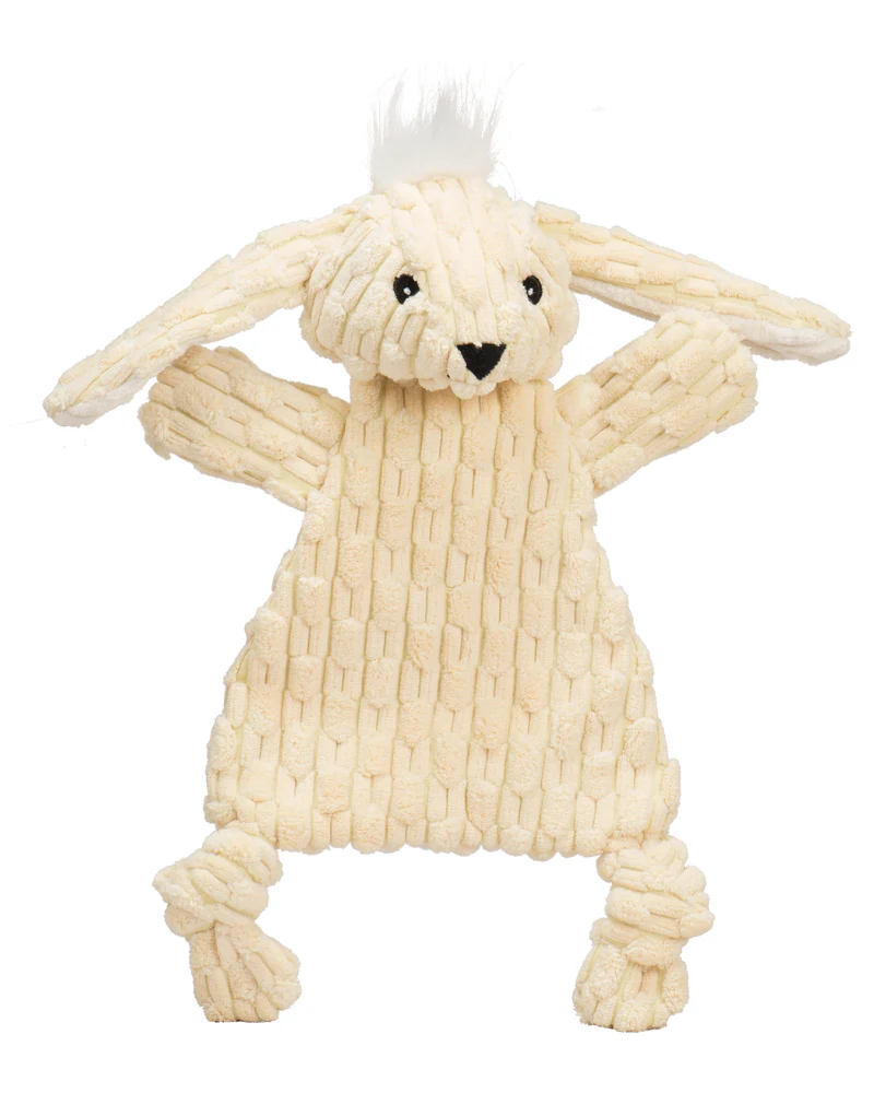 Bobbi the Bunny Huggleflatties Dog Toy