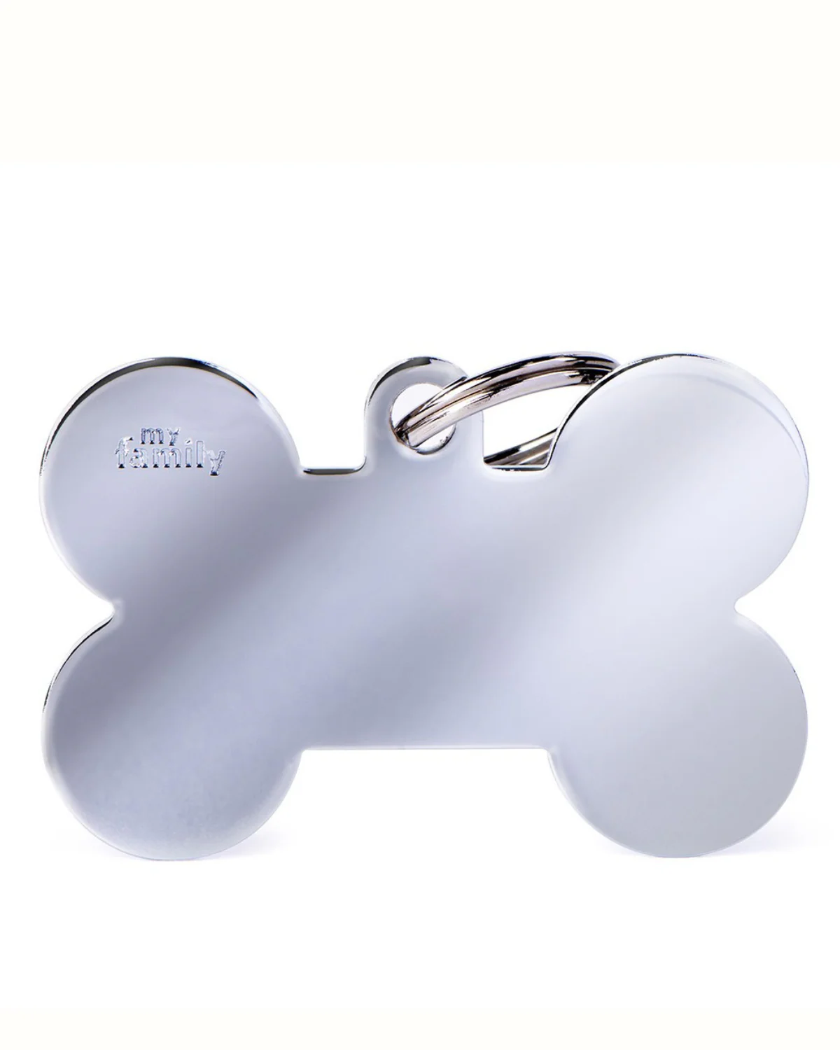 Bonne Bone in Chrome Custom Pet ID Tag - Image 5