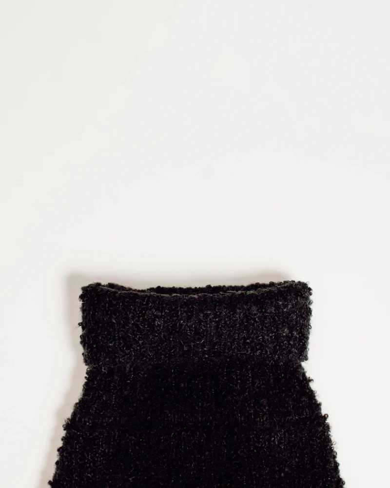 Boucle Dog Sweater in Black (FINAL SALE) - Image 4