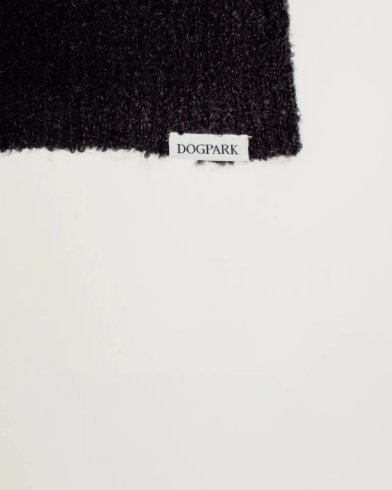 Boucle Dog Sweater in Black (FINAL SALE) - Image 5