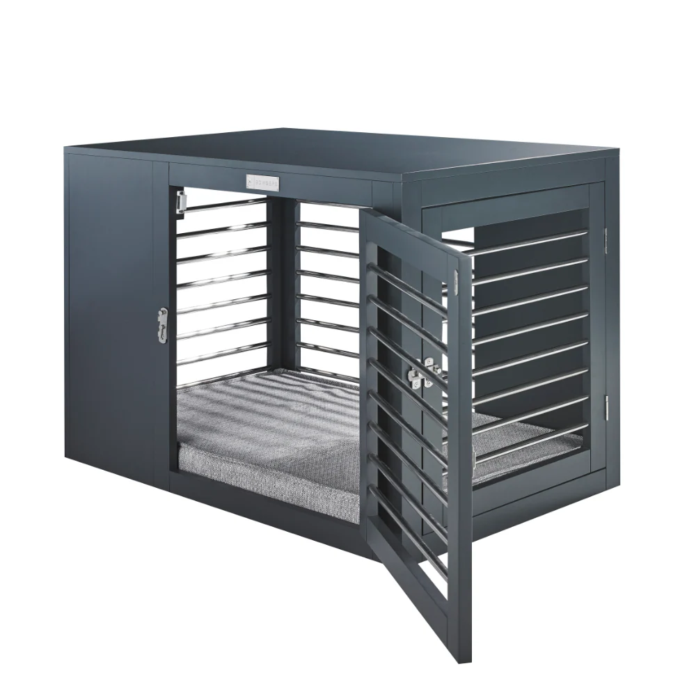 Moderno Dog Crate in Grey<br>(Direct Ship) - Image 7