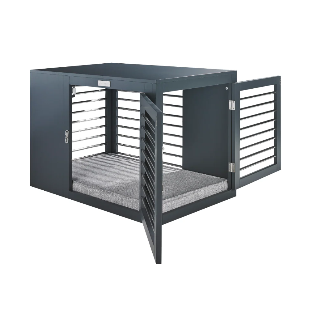 Moderno Dog Crate in Grey<br>(Direct Ship) - Image 8