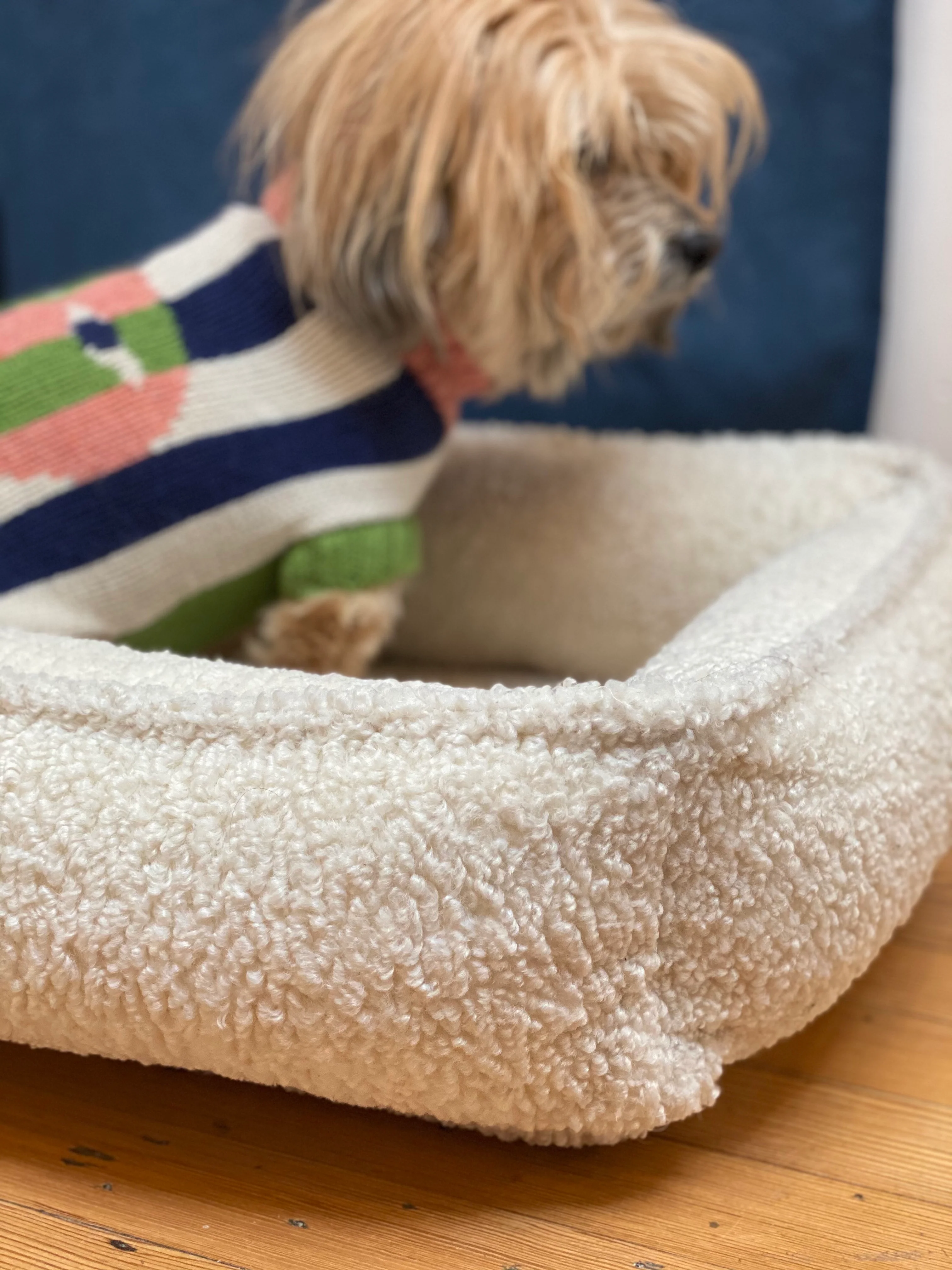 Urban Lounger in Ivory Sheepskin (Direct-Ship) - Image 5