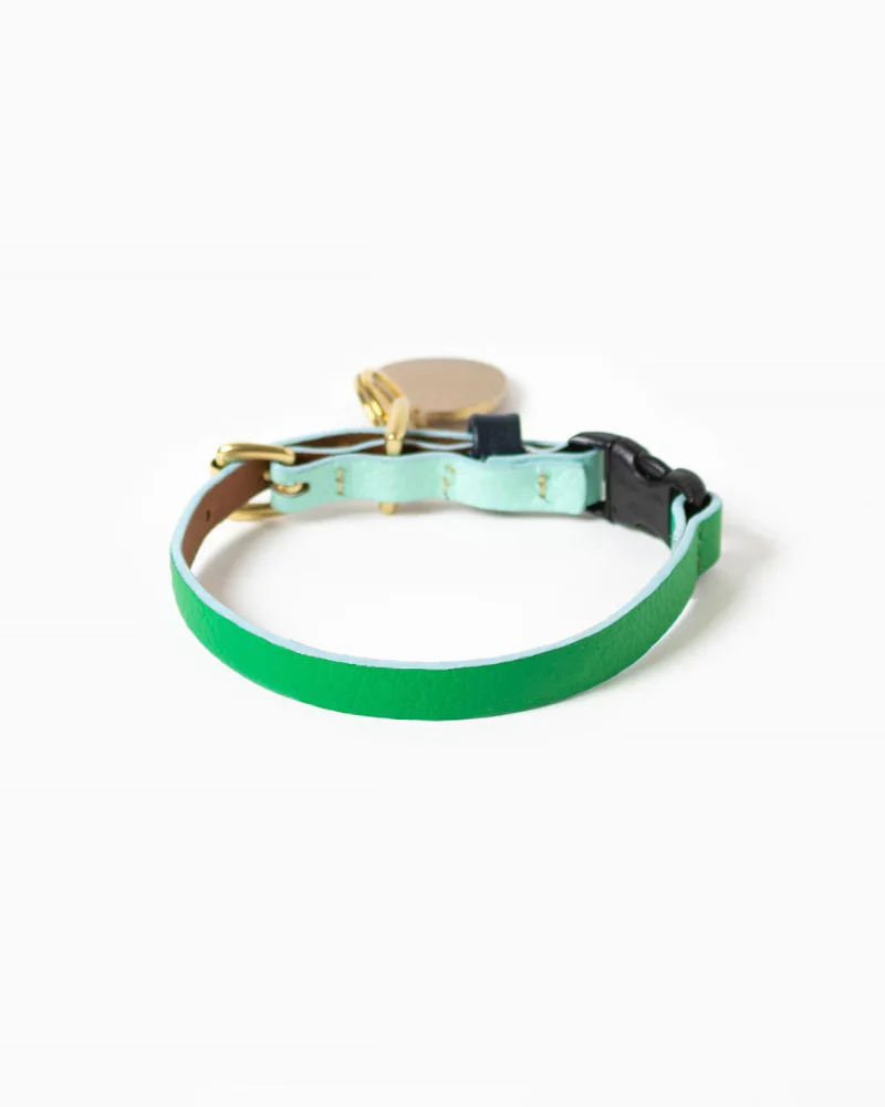 Brave Leather Cat Collar (Made in Guatemala) - Image 2