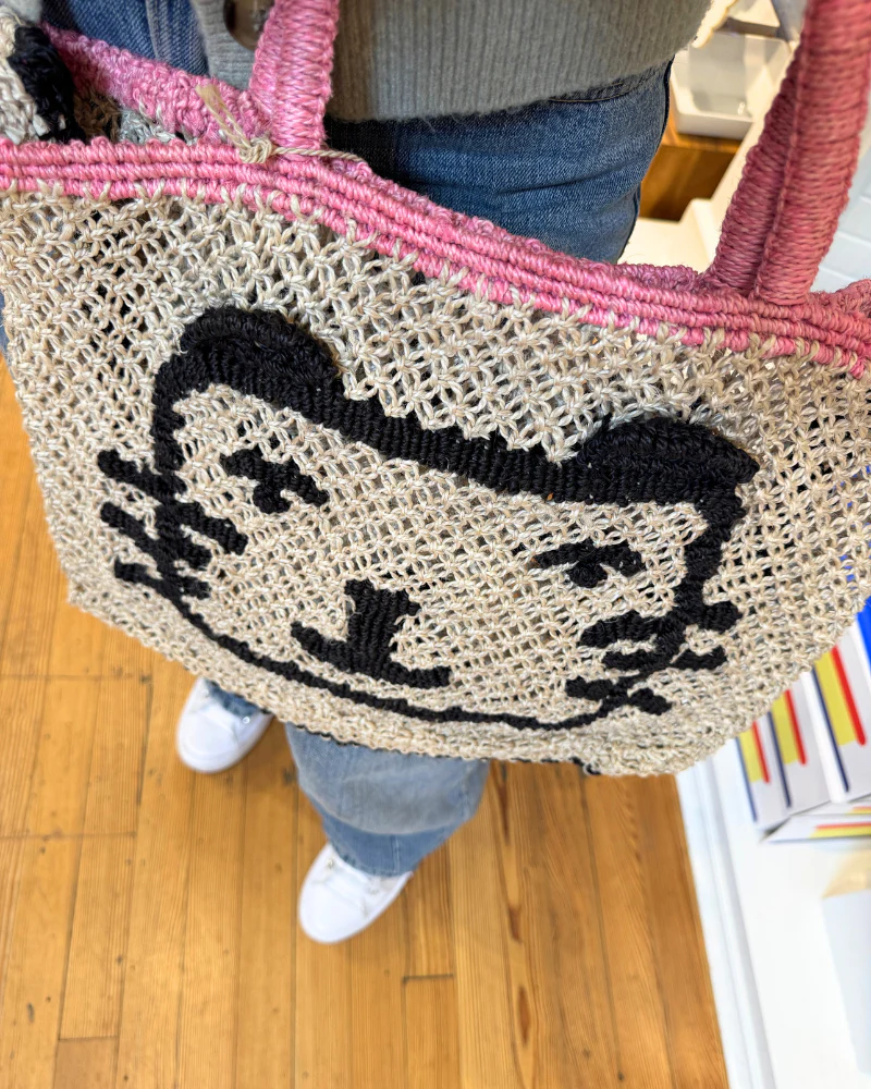 Cleo the Cat Jute Bag (FINAL SALE) - Image 2