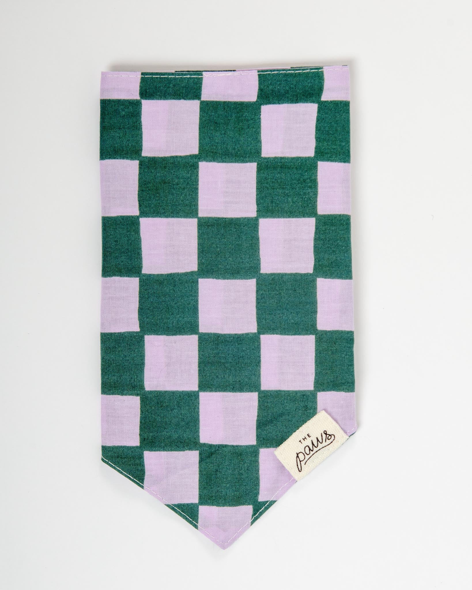 Brooklyn Checkered Dog Bandana (FINAL SALE) - Image 2