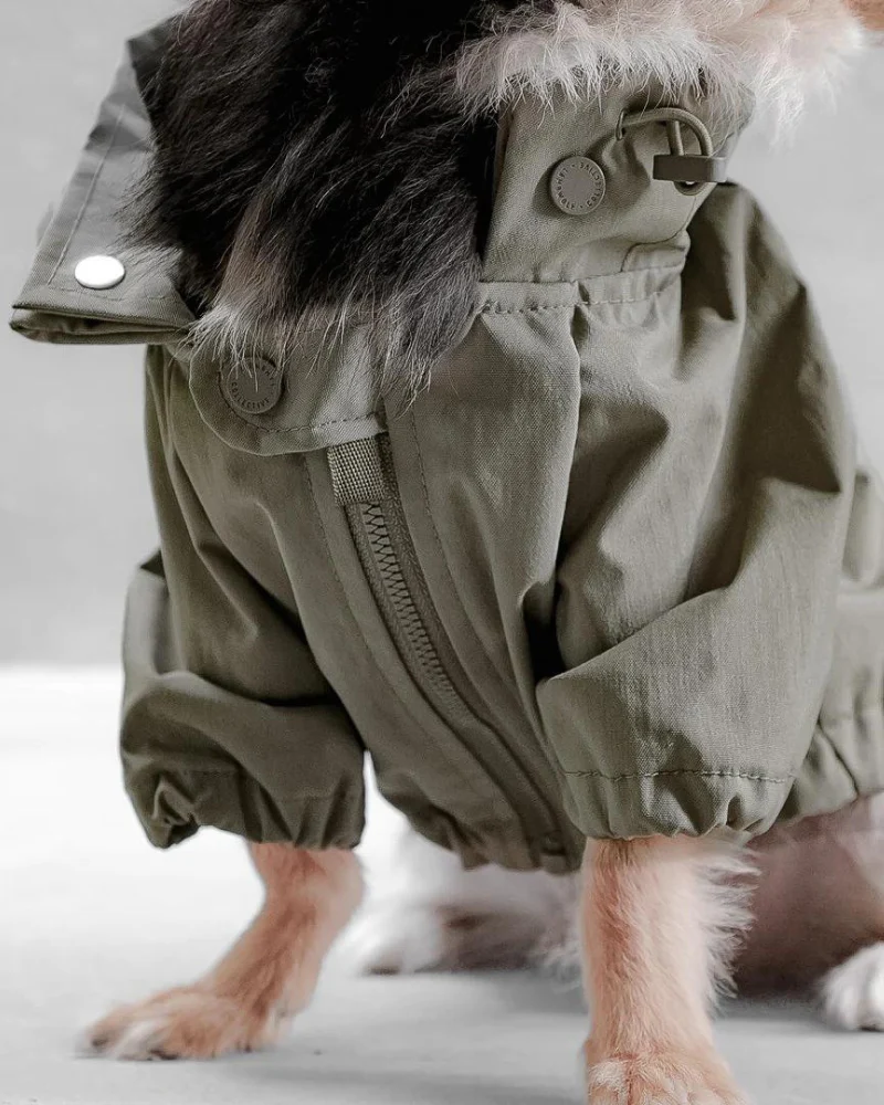 Brooklyn Nylon Water Resistant Dog Jacket (FINAL SALE) - Image 5