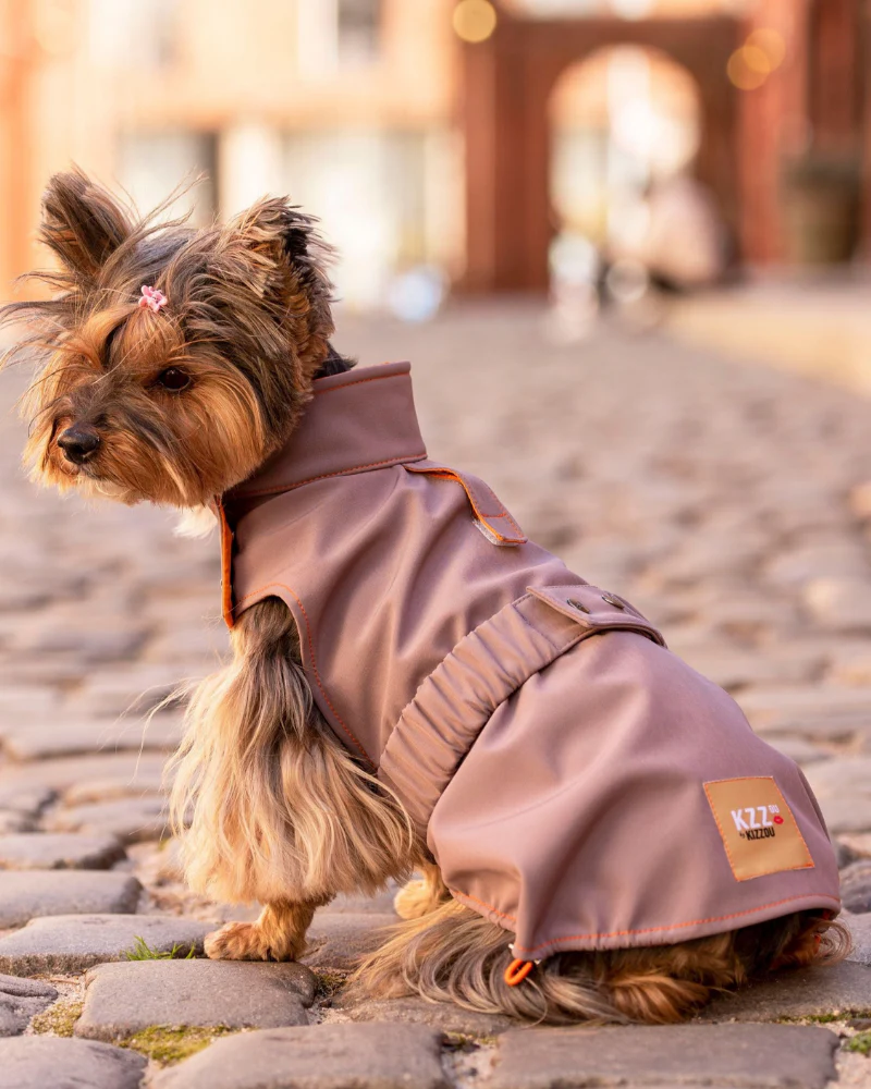 Brownie Waterproof Raincoat in Fig (FINAL SALE)