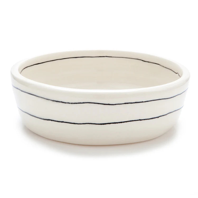 Black + White Stripe Bowl (Dog & Co. Exclusive) - Image 3