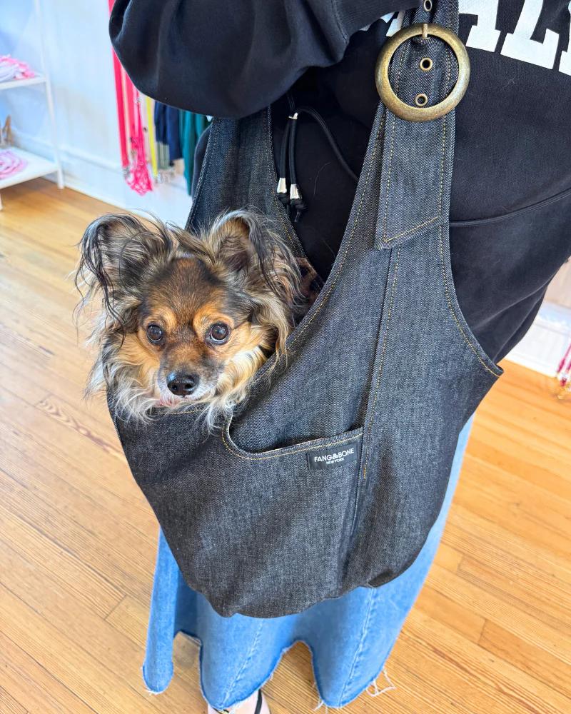 Bowery Bucket Bag Dog Carrier in Denim or Camo (Made in New York) - Image 2