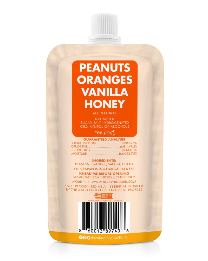 Buddy Budder Peanut Butter Squeeze Pack for Dogs (Made in the USA) - Image 7