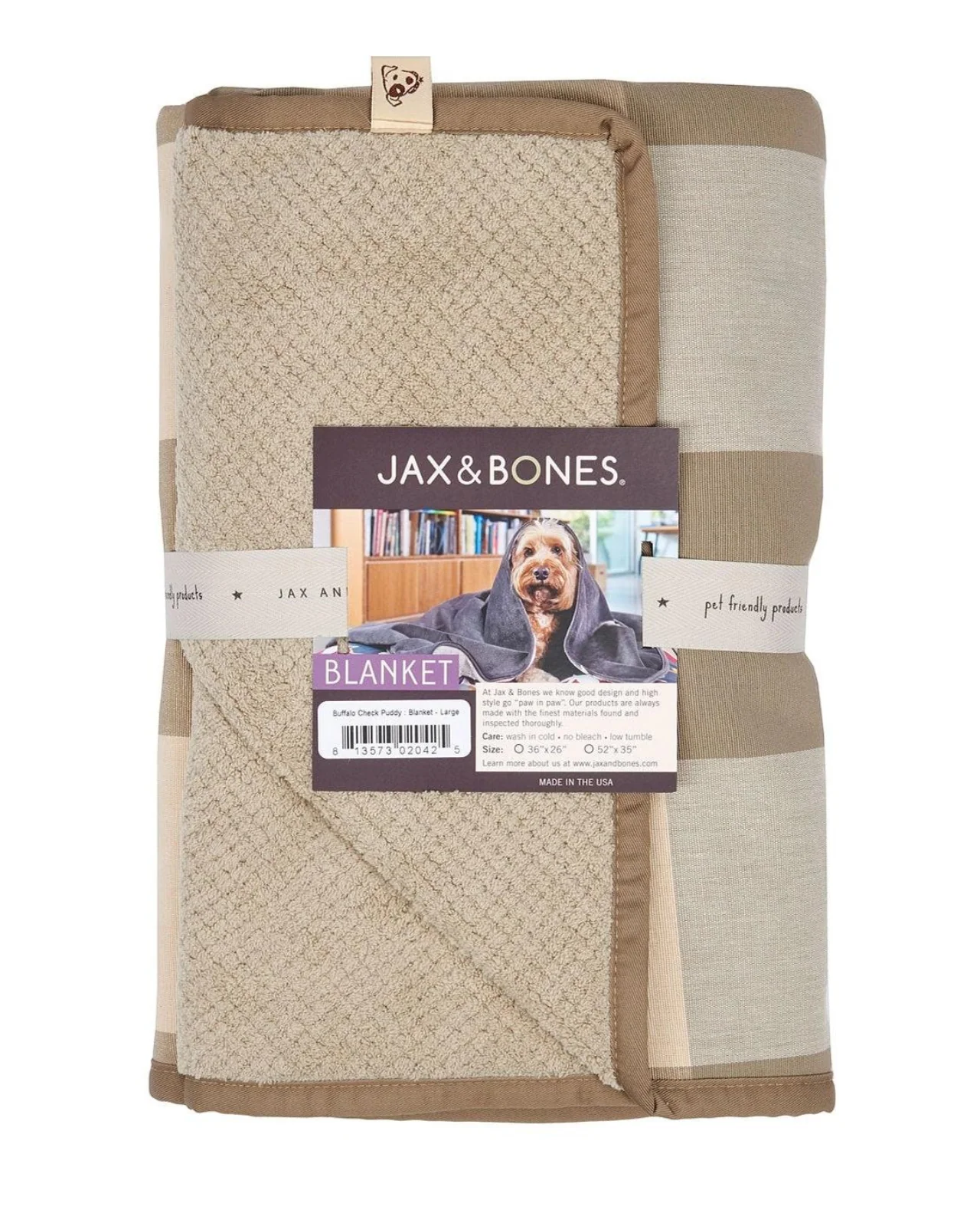 Buffalo Check Puddy Dog Blanket (FINAL SALE) - Image 3