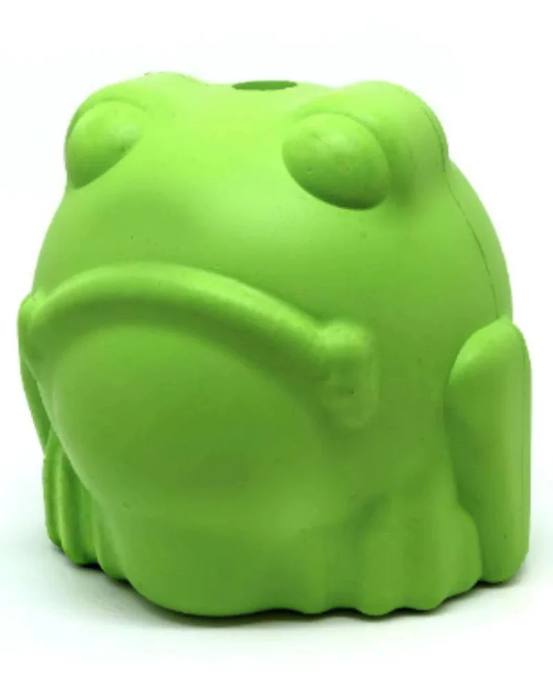 Bull Frog Tuff Chew & Treat Dispensing Dog Toy (Made in the USA) - Image 3