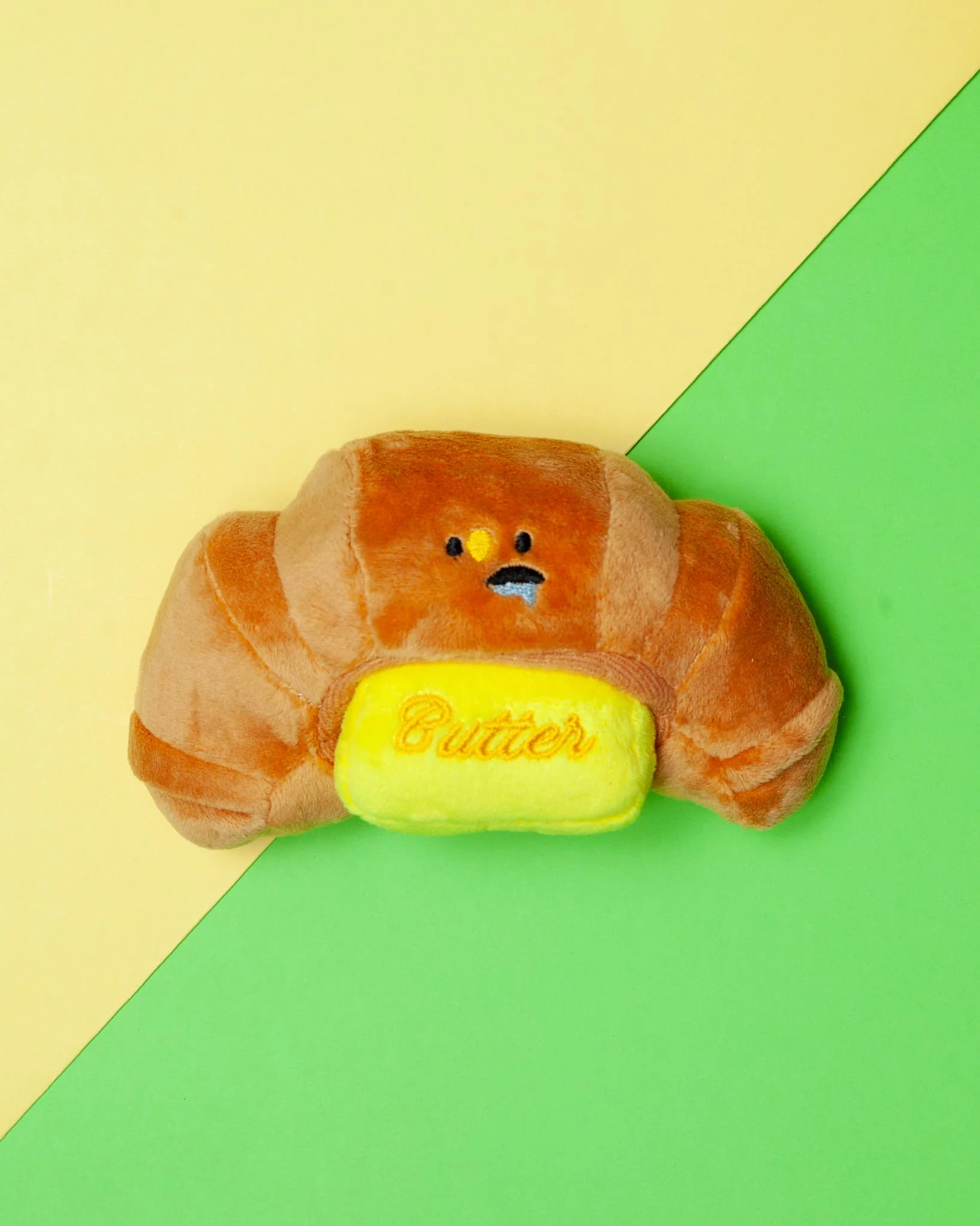 Buttered Croissant Nosework Dog Toy