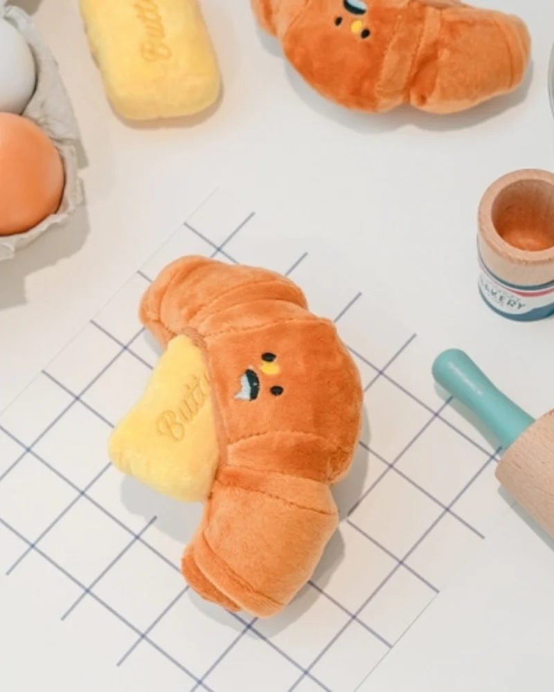 Buttered Croissant Nosework Dog Toy - Image 2