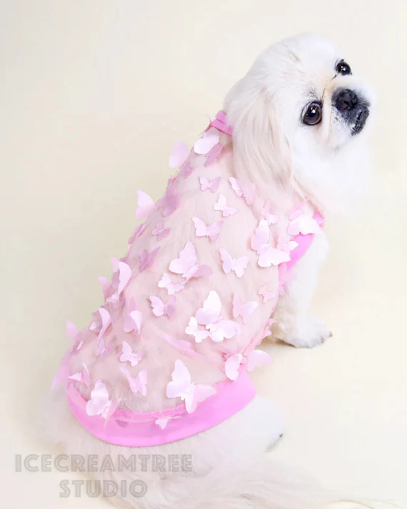 Butterfly Mesh Dog Shirt (Made in the USA) (FINAL SALE) - Image 7