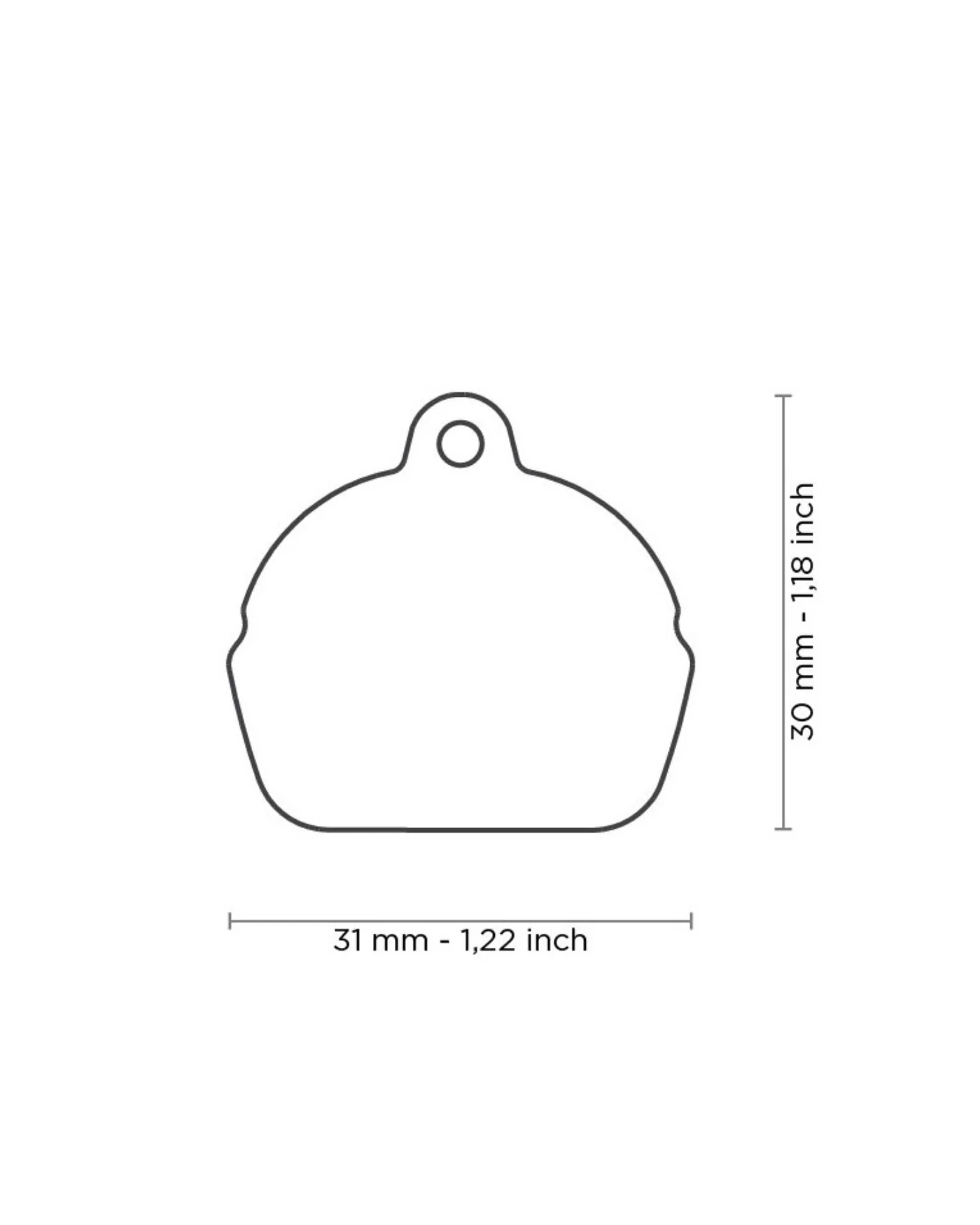 Buy Me a Burger Custom Pet ID Tag - Image 3