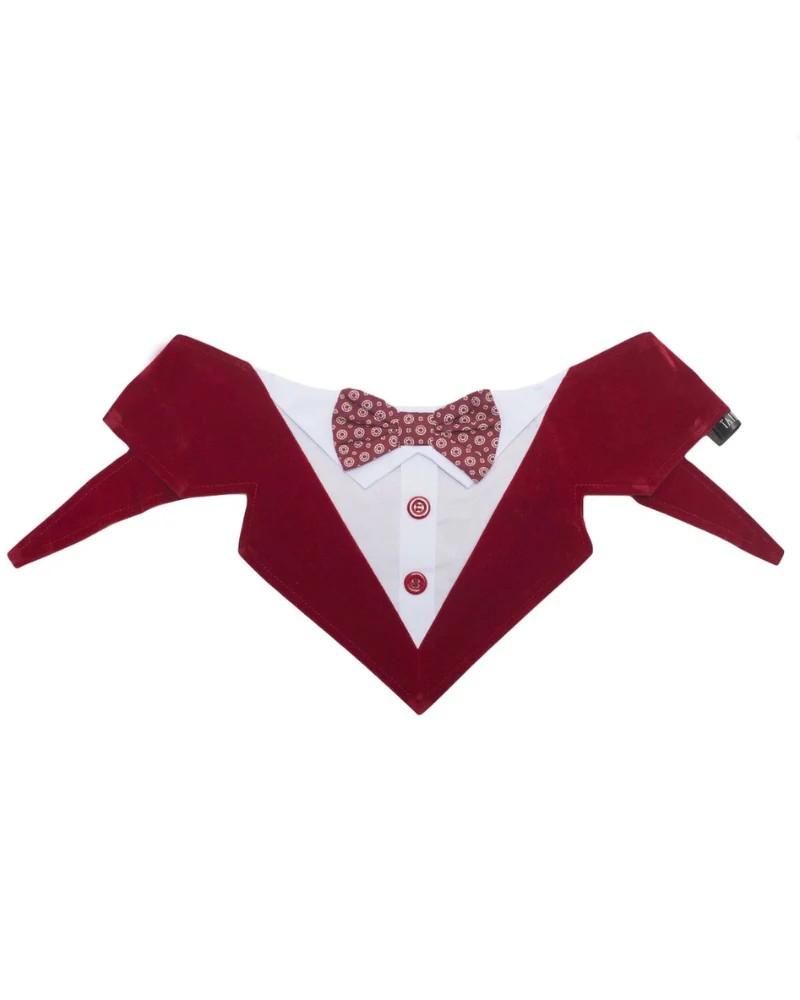 Cadillac Formal Dog Bandana w/ Bow Tie - Image 2
