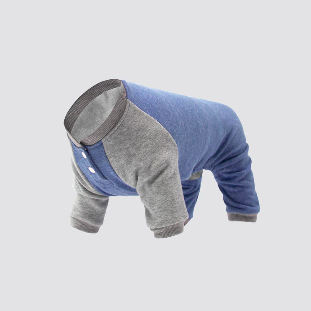 CANADA POOCH | Frosty Fleece Sweatsuit in Blue - Image 2