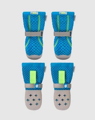 Hot Pavement Dog Boots in Blue and Green << CLEARANCE >> - Image 3