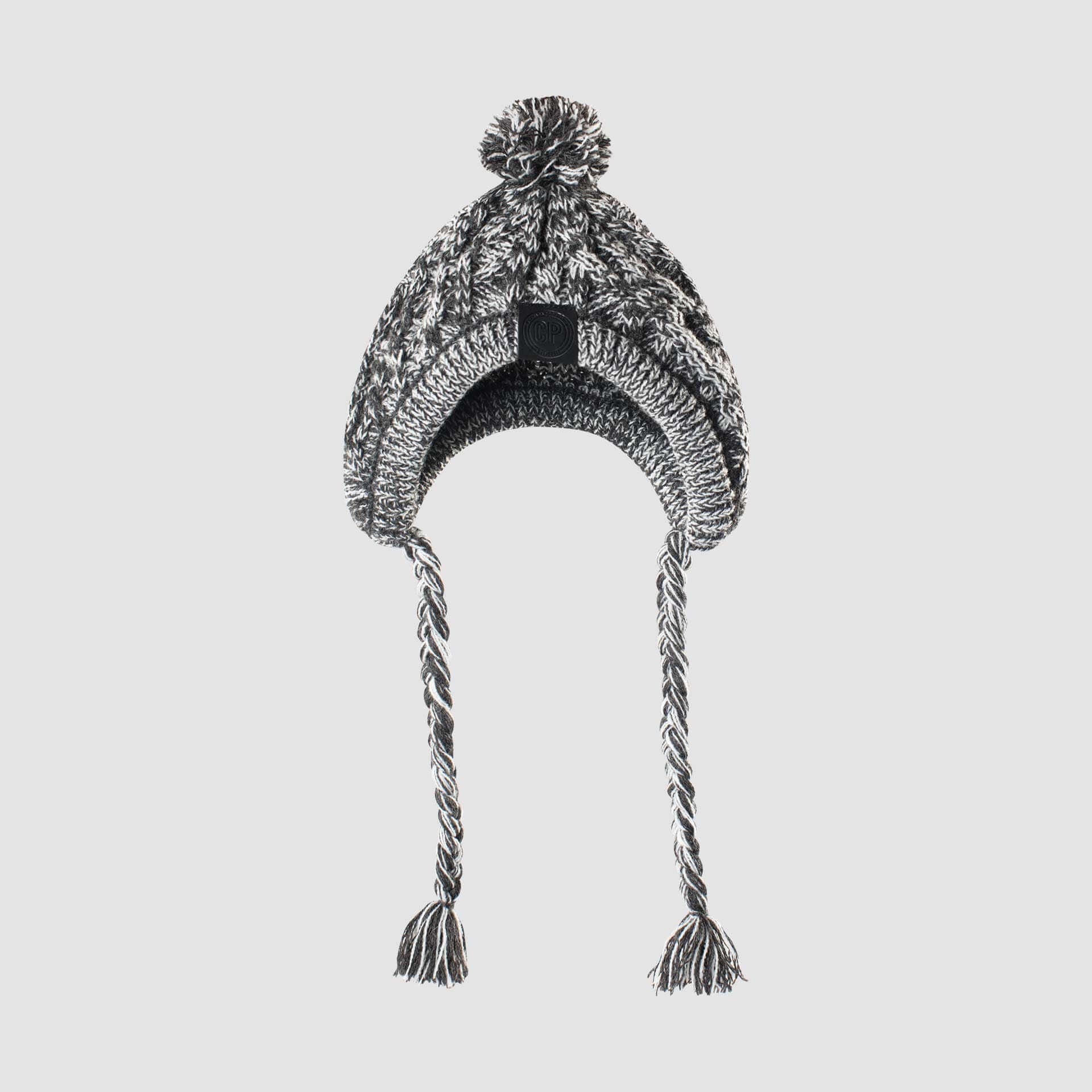 Polar Pom Pom Hat in Charcoal (FINAL SALE) - Image 4