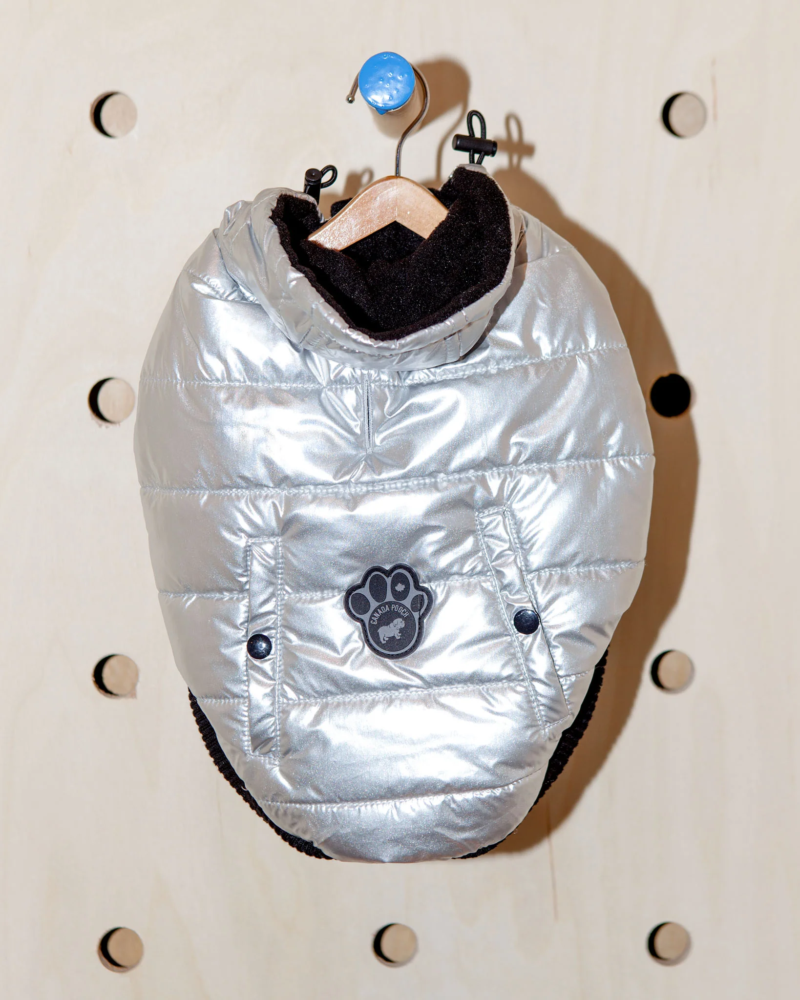 Shiny Puffer Vest in Silver (FINAL SALE) - Image 7