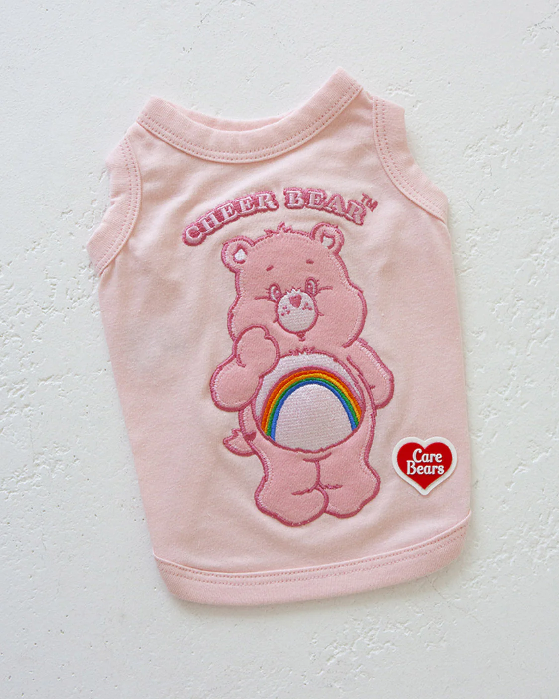 Care Bear Sleeveless Tank Top - Cheer Bear in Pink (FINAL SALE) - Image 4