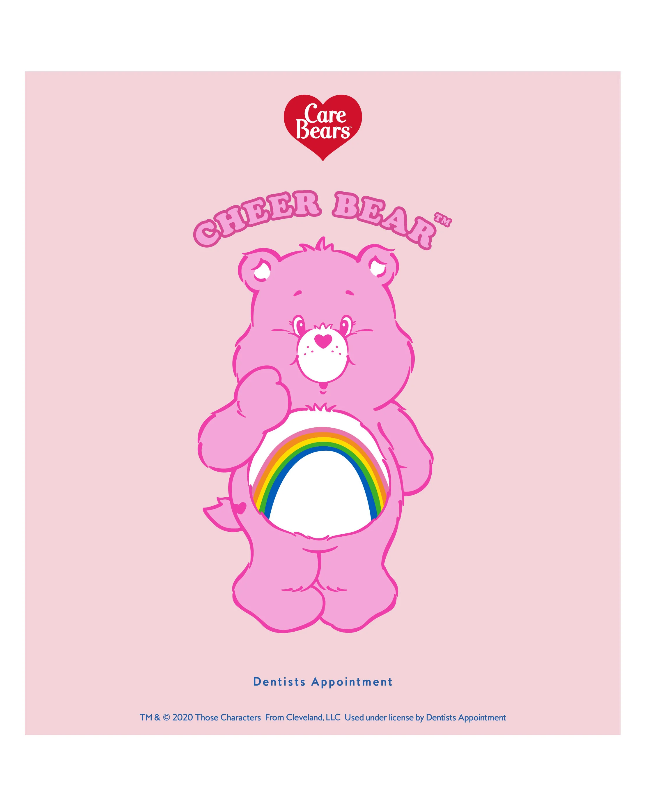 Care Bear Sleeveless Tank Top - Cheer Bear in Pink (FINAL SALE) - Image 8
